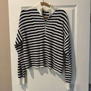 Striped Black and White Sweater